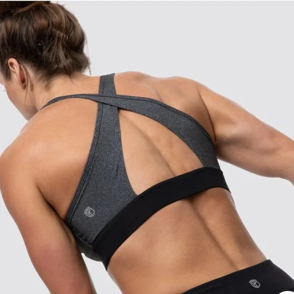 Born Primitive Black and Gray Movement Sports Bra - Picture 2 of 4